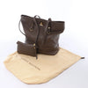 Louis Vuitton Citadin PM Monogram Empreinte Shoulder Bag in Brown M40516 Secondhand