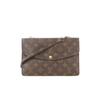 Louis Vuitton Double Lava Monogram Canvas Crossbody Bag in Brown M51815 Secondhand