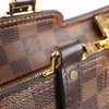 Louis Vuitton Jersey Damier x Leather 2Way Shoulder Bag in Brown x Burgundy N44021 Secondhand