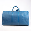 Louis Vuitton Epi Leather Keepall 55 Travel Bag in Blue M42955 Secondhand