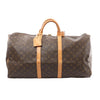 Louis Vuitton Keepall 55 Monogram Canvas Travel Bag in Brown M41424 Secondhand