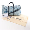 Louis Vuitton Keepall Bandoulière 50 Monogram Water Color Travel Bag in Blue x White M57946 Secondhand