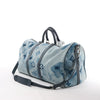 Louis Vuitton Keepall Bandoulière 50 Monogram Water Color Travel Bag in Blue x White M57946 Secondhand