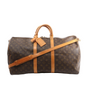 Louis Vuitton Keepall Bandoulière 55 Monogram Canvas Travel Bag in Brown M41414 Secondhand