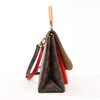 Louis Vuitton Monogram Marignan 2Way Female Handbag in Brown x Red M44286 Secondhand