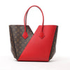 Louis Vuitton Damier Monogram Kimono MM Handbag in Red M40459 Secondhand