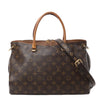 Louis Vuitton Monogram Pallas MM 2Way Handbag in Brown M40907 Secondhand