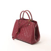 Secondhand Louis Vuitton Montaigne MM Monogram Empreinte 2Way Handbag in Burgundy M43258