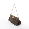 Secondhand Louis Vuitton Multi Pochette Accessoires Monogram Canvas Handbag in Brown