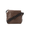 Secondhand Louis Vuitton Naviglio Damier Ebene Shoulder Bag in Brown N45255