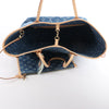 Louis Vuitton Neverfull MM Monogram Denim Shoulder Bag in Blue M13192 Secondhand