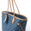 Louis Vuitton Neverfull MM Monogram Denim Shoulder Bag in Blue M13192 Secondhand