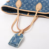 Louis Vuitton Neverfull MM Monogram Denim Shoulder Bag in Blue M13192 Secondhand