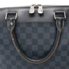 Louis Vuitton Oliver Damier Cobalt Handbag in Black x Navy Blue N51199 Secondhand
