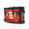 Louis Vuitton Petite Mull Epi Leather Shoulder Bag in Red x Black M54651 Secondhand