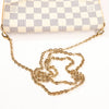 Louis Vuitton Damier Azur Pochette Pochette Félicie Crossbody Bag in Beige N63106 Secondhand