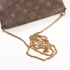 Louis Vuitton Monogram Pochette Pochette Félicie Crossbody Bag in Brown M61276 Secondhand