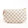 Louis Vuitton Damier Azur Pochette Accessoire Handbag in Beige N41207 Secondhand