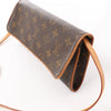 Louis Vuitton Pochette Twin GM Monogram Canvas Crossbody Bag in Brown M51852 Secondhand