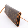 Louis Vuitton Pochette Twin GM Monogram Canvas Crossbody Bag in Brown M51852 Secondhand