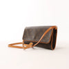 Secondhand Louis Vuitton Pochette Twin GM Monogram Canvas Crossbody Bag in Brown M51852