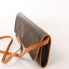Secondhand Louis Vuitton Pochette Twin GM Monogram Canvas Crossbody Bag in Brown M51852