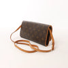 Secondhand Louis Vuitton Pochette Twin GM Monogram Canvas Crossbody Bag in Brown M51852