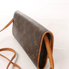 Secondhand Louis Vuitton Pochette Twin GM Monogram Canvas Crossbody Bag in Brown M51852