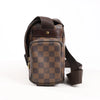 Louis Vuitton Damier Ebene Reporter Melville Crossbody Bag in Brown N51126 Secondhand