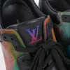 Louis Vuitton Runaway Line 20 years Monogram Rainbow Leather x Fabric Sneakers in Black x Multicolor GO0230, Size 45 EU Secondhand