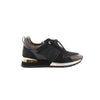 Louis Vuitton Runaway line 21 years Mesh x Leather Sneakers in Black GO0281, Size 39 Secondhand