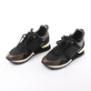 Louis Vuitton Runaway line 21 years Mesh x Leather Sneakers in Black GO0281, Size 39 Secondhand