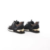 Secondhand Louis Vuitton Runaway line 22 years Mesh x Leather Sneakers in Black BM0252, Size 36.5 EU