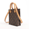 Louis Vuitton Sac Plat Petit Monogram Canvas 2Way Handbag in Brown M69442 Secondhand