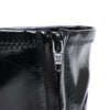 Louis Vuitton Silhouette Lines Patent Leather Ankle Boots in Black BR0137, Size 37.5 EU Secondhand