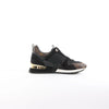 Louis Vuitton Runaway line 21 years Mesh x Leather Sneakers in Black, Size 40 EU Secondhand