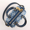 Louis Vuitton Speedy Micro Monogram Denim Handbag in Blue Secondhand