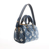 Louis Vuitton Speedy Micro Monogram Denim Handbag in Blue Secondhand