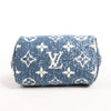 Louis Vuitton Speedy Micro Monogram Denim Handbag in Blue Secondhand