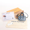 Louis Vuitton Speedy Micro Monogram Denim Handbag in Blue Secondhand