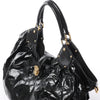 Louis Vuitton Surya XL Monogram Mahina Patent Leather Shoulder Bag in Black M95796 Secondhand