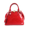 Louis Vuitton Monogram Vernis Alma BB Handbag in Red M91606 Secondhand