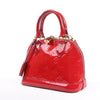 Louis Vuitton Monogram Vernis Alma BB Handbag in Red M91606 Secondhand