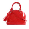 Louis Vuitton Monogram Vernis Alma BB Handbag in Red M91606 Secondhand