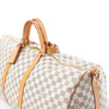 Louis Vuitton Keepall Bandoulière 55 Damier Azur Travel Bag in Beige N41429 Secondhand