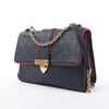 Louis Vuitton Monogram Empreinte Saint-Sulpice PM Shoulder Bag in Navy M43394 Secondhand