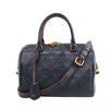 Louis Vuitton Monogram Empreinte Speedy 25 Bandoulière 2Way Handbag in Navy Blue M43501 Secondhand