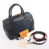 Louis Vuitton Monogram Empreinte Speedy 25 Bandoulière 2Way Handbag in Navy Blue M43501 Secondhand