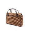 Secondhand Louis Vuitton Lionne Damier Sauvage Pony-style Leather Handbag in Brown M92131