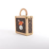 Secondhand Louis Vuitton x Takashi Murakami Mini Square Trunk Handbag in Brown M13127